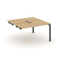 Style Project SN-5P.DPRS-003 (Тиквуд светлый/Антрацит металл) Стол приставка к опорным элементам