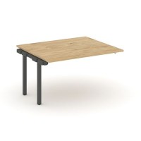 Style Project SN-5P.NSPRG-032.3 (Тиквуд светлый/Антрацит металл) Проходной наборный элемент переговорного стола