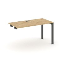 Style Project SN-5P.OPRS-021 (Тиквуд светлый/Антрацит металл) Стол приставка к опорным элементам