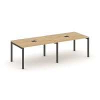 Style Project SN-5P.SPRG-014 (Тиквуд светлый/Антрацит металл) Стол переговорный