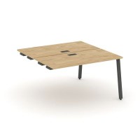 Style Project SN-6A.DPRS-012 (Тиквуд светлый/Антрацит металл) Стол приставка к опорным элементам