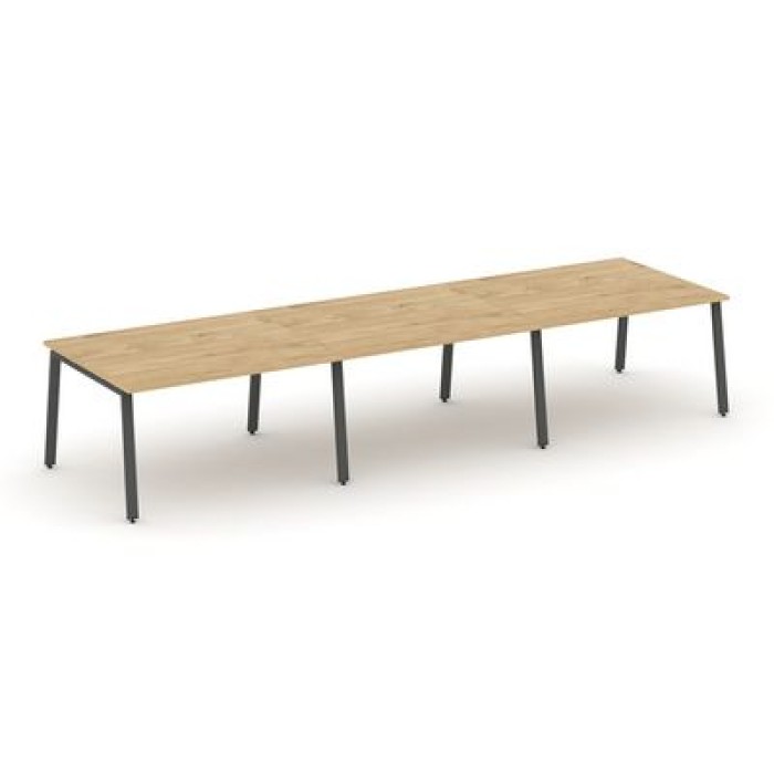 Стайл Проджект SN-6A.SPRG-054.3 (Тиквуд светлый/Антрацит металл) Стол переговорный