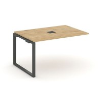 Style Project SN-6O.NSPRG-002 (Тиквуд светлый/Антрацит металл) Проходной наборный элемент переговорного стола