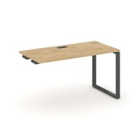 Style Project SN-6O.OPRS-023 (Тиквуд светлый/Антрацит металл) Стол приставка к опорным элементам