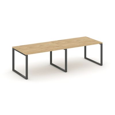 Style Project SN-6O.SPRG-013.3 (Тиквуд светлый/Антрацит металл) Стол переговорный