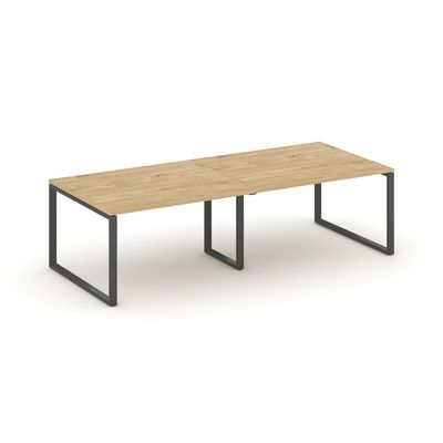 Style Project SN-6O.SPRG-044.3 (Тиквуд светлый/Антрацит металл) Стол переговорный