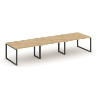 Style Project SN-6O.SPRG-052.3 (Тиквуд светлый/Антрацит металл) Стол переговорный