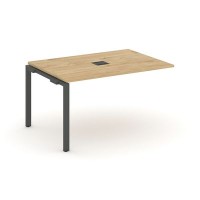 Style Project SN-6P.NSPRG-002 (Тиквуд светлый/Антрацит металл) Проходной наборный элемент переговорного стола