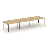 Style Project SN-6P.SPRG-052.3 (Тиквуд светлый/Антрацит металл) Стол переговорный