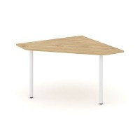 Style Project SN-4.UPRG-031 (Тиквуд светлый/Белый металл) Угловой элемент переговорного стола