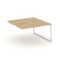 Style Project SN-4O.DPRS-011 (Тиквуд светлый/Белый металл) Стол приставка к опорным элементам