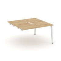 Style Project SN-5A.DPRS-012 (Тиквуд светлый/Белый металл) Стол приставка к опорным элементам