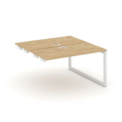 Style Project SN-5O.DPRS-024 (Тиквуд светлый/Белый металл) Стол приставка к опорным элементам