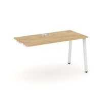 Style Project SN-6A.OPRS-021 (Тиквуд светлый/Белый металл) Стол приставка к опорным элементам