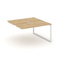 Style Project SN-6O.DPRS-002 (Тиквуд светлый/Белый металл) Стол приставка к опорным элементам