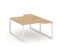 Стайл Проджект SN-6O.DRPA-001 (Тиквуд светлый/Белый металл) Рабочая станция эргономичная
