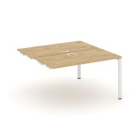 Style Project SN-6P.DPRS-011 (Тиквуд светлый/Белый металл) Стол приставка к опорным элементам