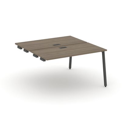 Style Project SN-4A.DPRS-003 (Вяз благородный/Антрацит металл) Стол приставка к опорным элементам