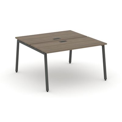 Style Project SN-4A.DRS-003 (Вяз благородный/Антрацит металл) Рабочая станция двухсторонняя