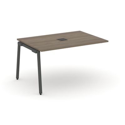 Style Project SN-4A.NSPRG-002 (Вяз благородный/Антрацит металл) Проходной наборный элемент переговорного стола