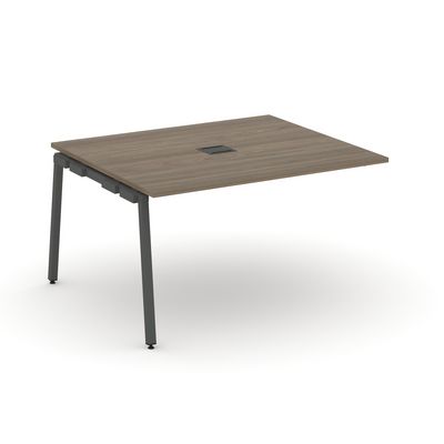 Style Project SN-4A.NSPRG-034 (Вяз благородный/Антрацит металл) Проходной наборный элемент переговорного стола