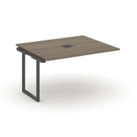 Style Project SN-4O.NSPRG-034 (Вяз благородный/Антрацит металл) Проходной наборный элемент переговорного стола