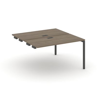 Style Project SN-4P.DPRS-001 (Вяз благородный/Антрацит металл) Стол приставка к опорным элементам