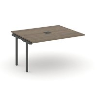 Style Project SN-4P.NSPRG-034 (Вяз благородный/Антрацит металл) Проходной наборный элемент переговорного стола