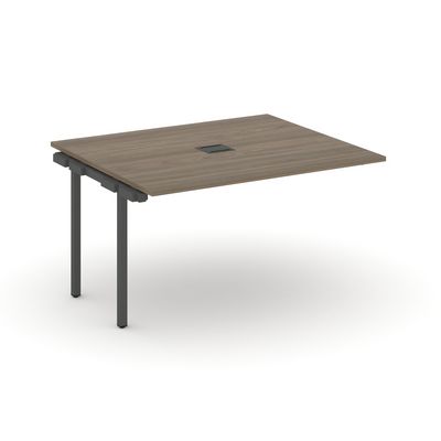 Style Project SN-4P.NSPRG-034 (Вяз благородный/Антрацит металл) Проходной наборный элемент переговорного стола