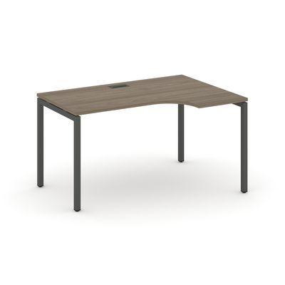 Style Project SN-4P.SPA-001R (Вяз благородный/Антрацит металл) Стол рабочий эргономичный