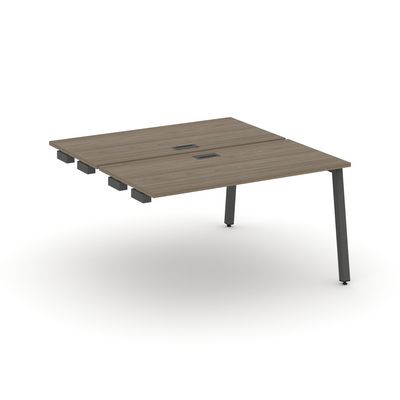 Style Project SN-5A.DPRS-004 (Вяз благородный/Антрацит металл) Стол приставка к опорным элементам