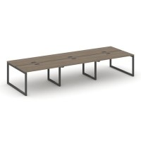 Style Project SN-5O.DRS-064 (Вяз благородный/Антрацит металл) Рабочая станция двухсторонняя