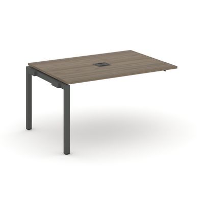 Style Project SN-5P.NSPRG-003 (Вяз благородный/Антрацит металл) Проходной наборный элемент переговорного стола