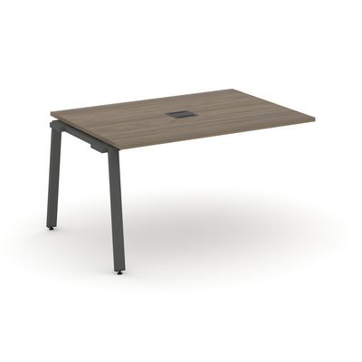 Style Project SN-6A.NSPRG-003 (Вяз благородный/Антрацит металл) Проходной наборный элемент переговорного стола