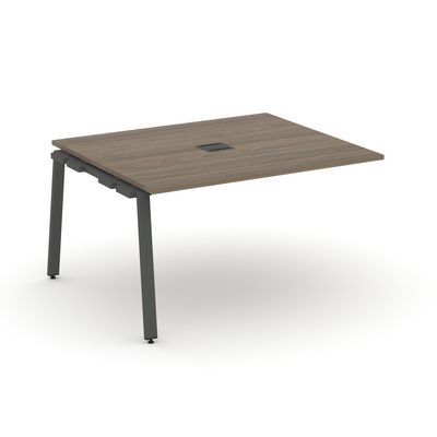 Style Project SN-6A.NSPRG-033 (Вяз благородный/Антрацит металл) Проходной наборный элемент переговорного стола