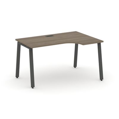 Style Project SN-6A.SPA-001R (Вяз благородный/Антрацит металл) Стол рабочий эргономичный