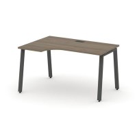 Style Project SN-6A.SPA-012L (Вяз благородный/Антрацит металл) Стол рабочий эргономичный