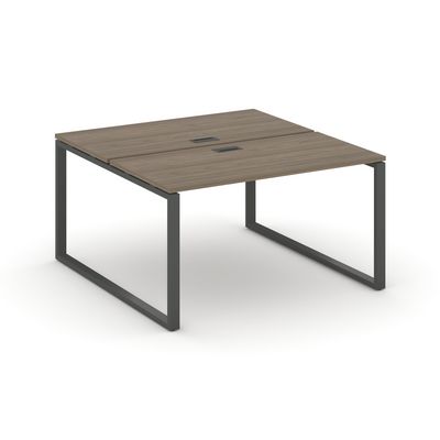 Style Project SN-6O.DRS-003 (Вяз благородный/Антрацит металл) Рабочая станция двухсторонняя