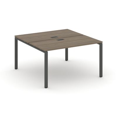 Style Project SN-6P.DRS-022 (Вяз благородный/Антрацит металл) Рабочая станция двухсторонняя