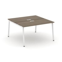 Style Project SN-4A.DRS-004 (Вяз благородный/Белый металл) Рабочая станция двухсторонняя