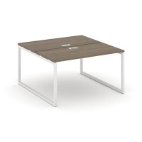 Style Project SN-4O.DRS-003 (Вяз благородный/Белый металл) Рабочая станция двухсторонняя