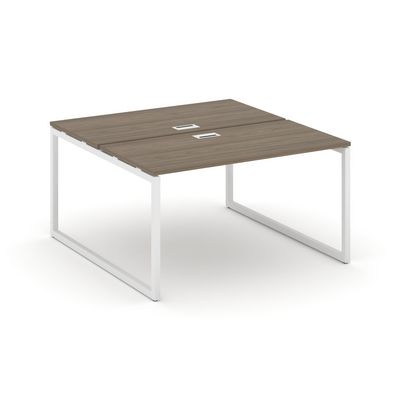 Style Project SN-4O.DRS-013 (Вяз благородный/Белый металл) Рабочая станция двухсторонняя