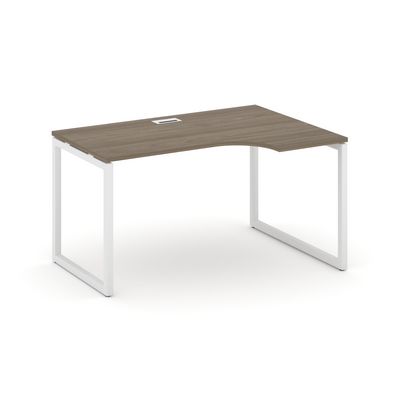 Style Project SN-4O.SPA-001R (Вяз благородный/Белый металл) Стол рабочий эргономичный