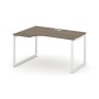 Style Project SN-4O.SPA-012L (Вяз благородный/Белый металл) Стол рабочий эргономичный