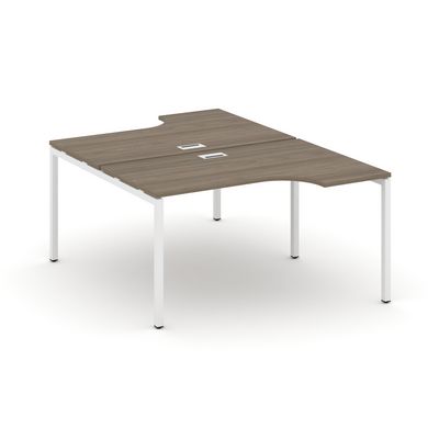 Style Project SN-4P.DRPA-021 (Вяз благородный/Белый металл) Рабочая станция эргономичная