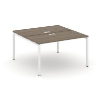 Style Project SN-4P.DRS-004 (Вяз благородный/Белый металл) Рабочая станция двухсторонняя