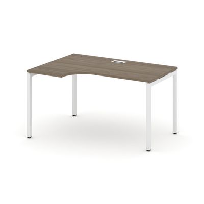 Style Project SN-4P.SPA-001L (Вяз благородный/Белый металл) Стол рабочий эргономичный