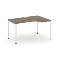 Style Project SN-4P.SPA-001R (Вяз благородный/Белый металл) Стол рабочий эргономичный