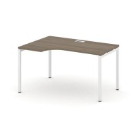 Style Project SN-4P.SPA-002L (Вяз благородный/Белый металл) Стол рабочий эргономичный