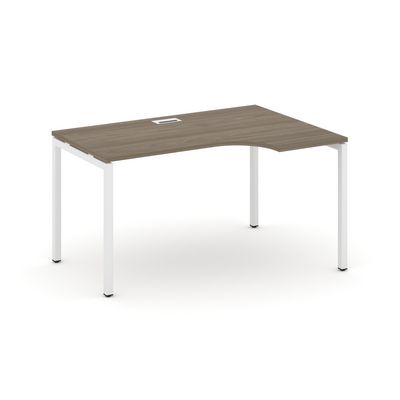 Style Project SN-4P.SPA-011R (Вяз благородный/Белый металл) Стол рабочий эргономичный